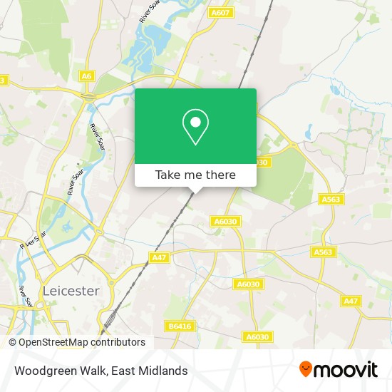 Woodgreen Walk map