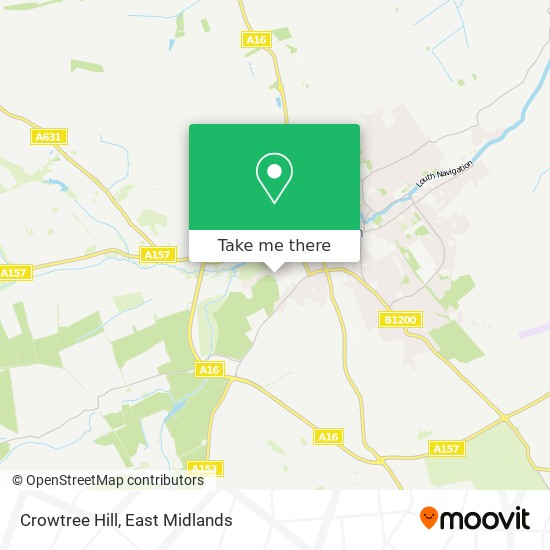 Crowtree Hill map
