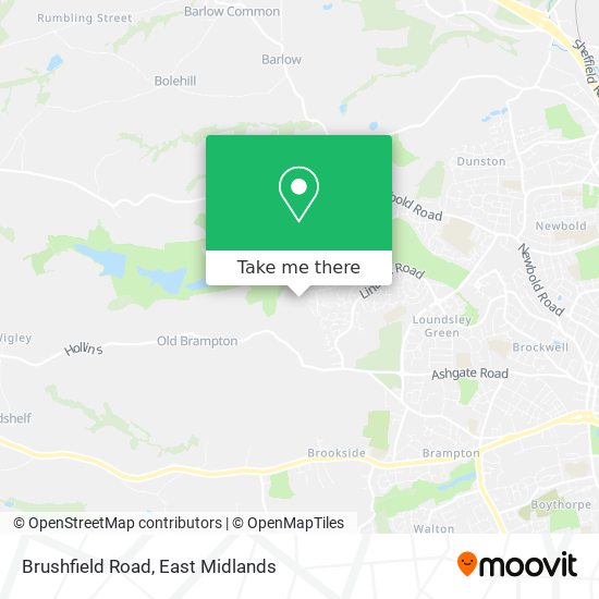 Brushfield Road map