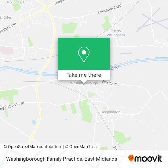 Washingborough Family Practice map