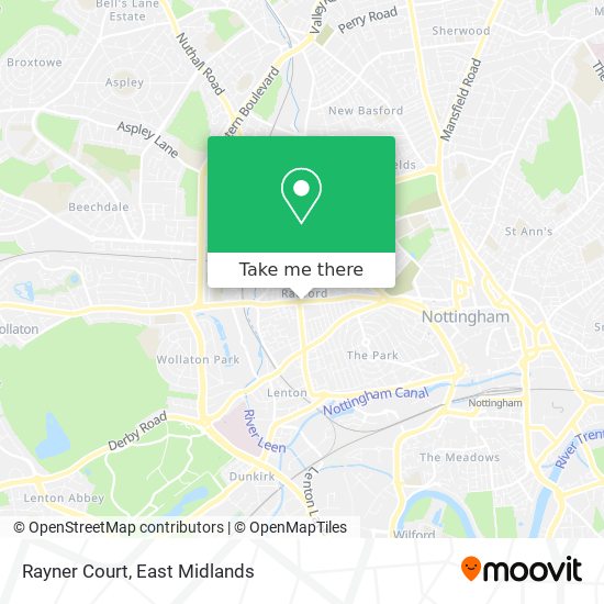 Rayner Court map