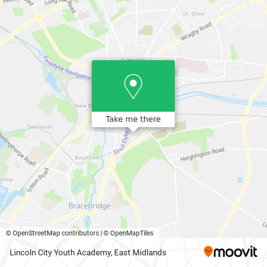 Lincoln City Youth Academy map