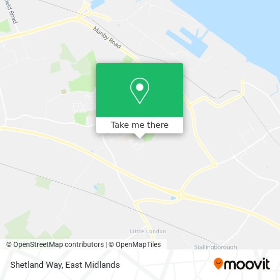 Shetland Way map