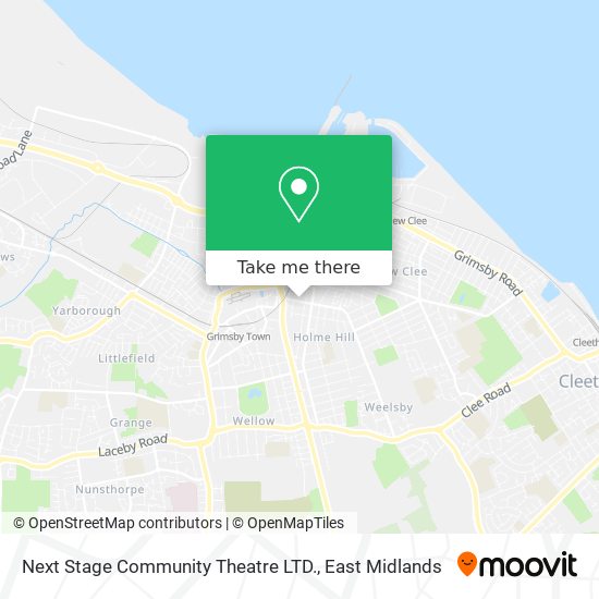 Next Stage Community Theatre LTD. map