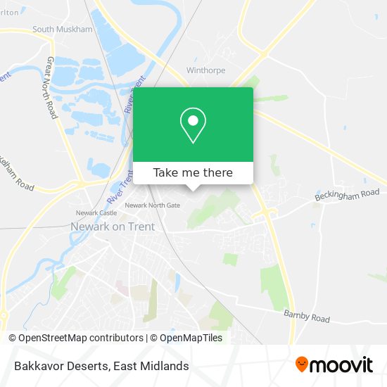 Bakkavor Deserts map