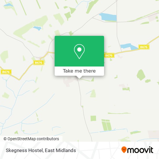 Skegness Hostel map