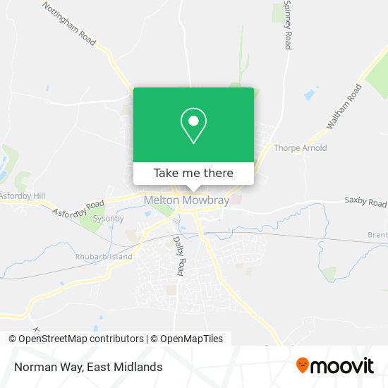 Norman Way map