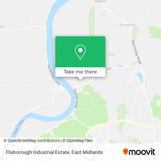 Flixborough Industrial Estate map