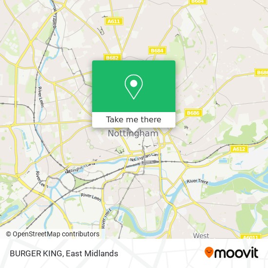 BURGER KING map