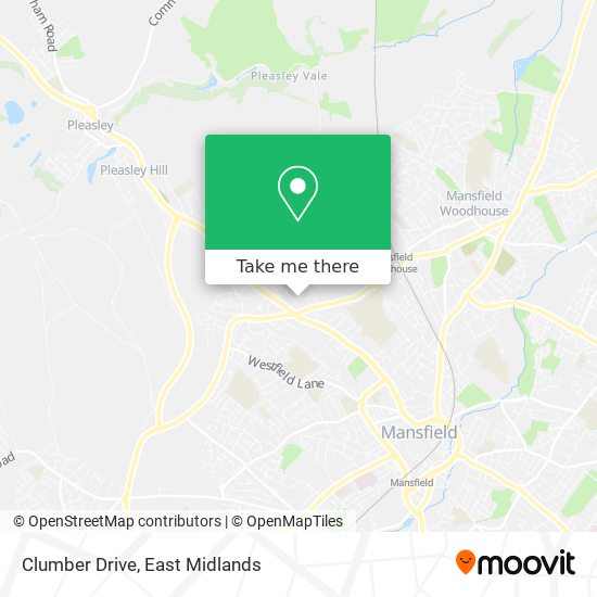 Clumber Drive map