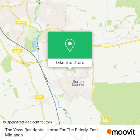 The Yews Residential Home For The Elderly map