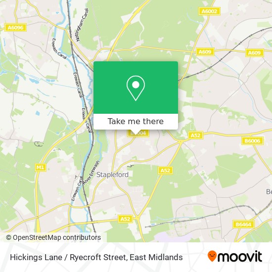 Hickings Lane / Ryecroft Street map