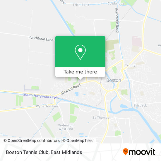 Boston Tennis Club map