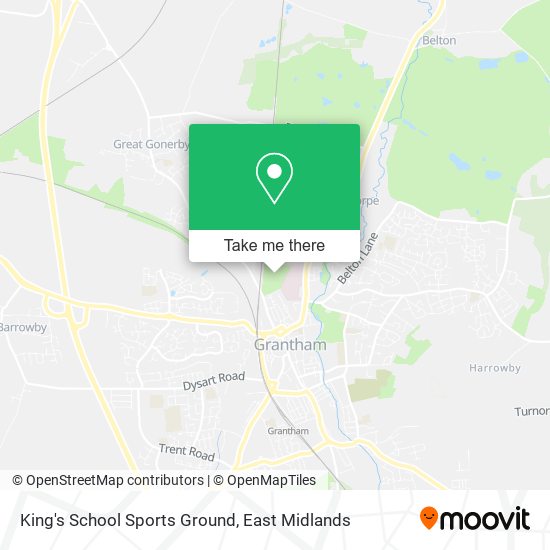 King's School Sports Ground map