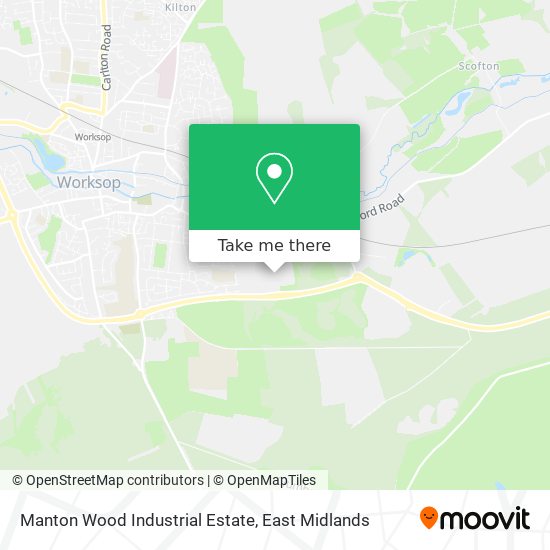 Manton Wood Industrial Estate map