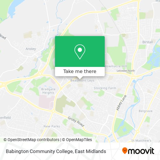 Babington Community College map