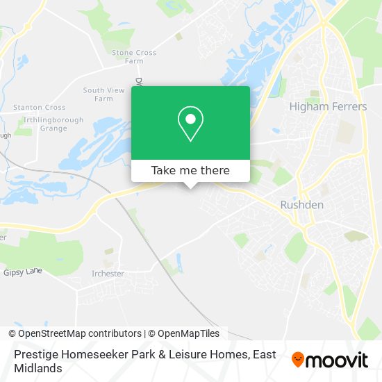 Prestige Homeseeker Park & Leisure Homes map