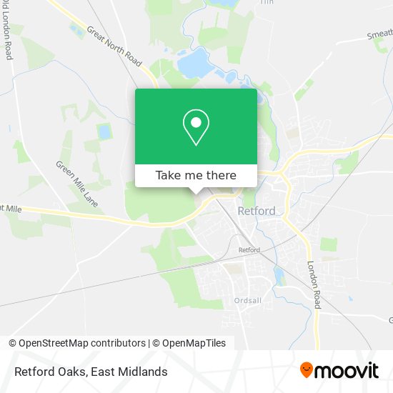 Retford Oaks map