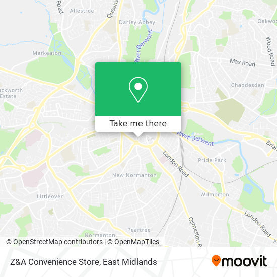 Z&A Convenience Store map