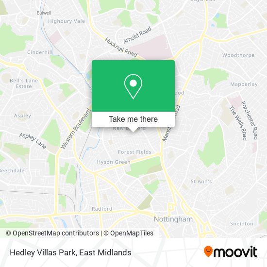 Hedley Villas Park map