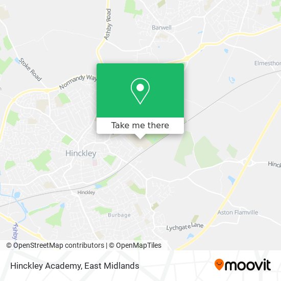 Hinckley Academy map