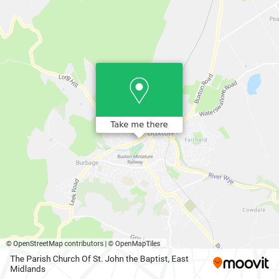 The Parish Church Of St. John the Baptist map