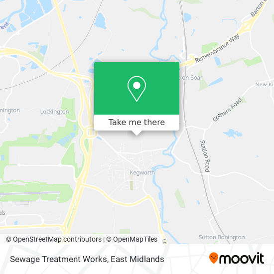 Sewage Treatment Works map