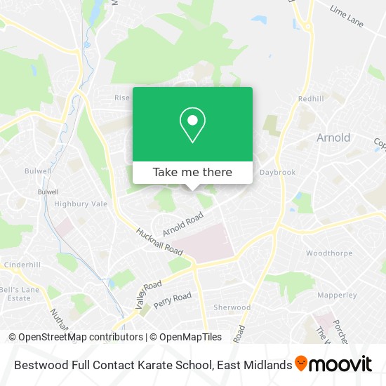 Bestwood Full Contact Karate School map