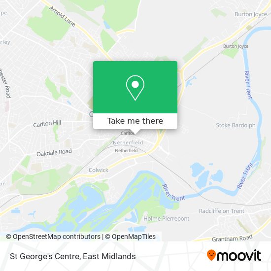 St George's Centre map