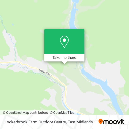 Lockerbrook Farm Outdoor Centre map