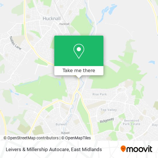 Leivers & Millership Autocare map
