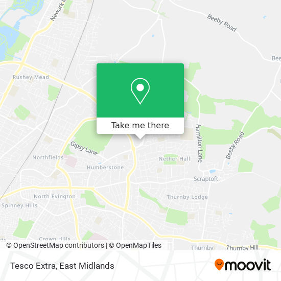 Tesco Extra map