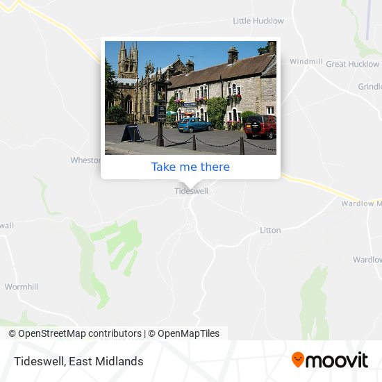 Tideswell map