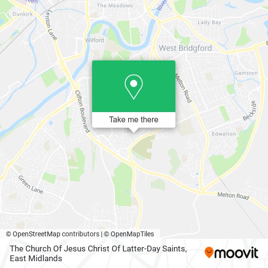 The Church Of Jesus Christ Of Latter-Day Saints map