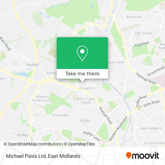 Michael Pavis Ltd map