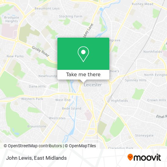 John Lewis map