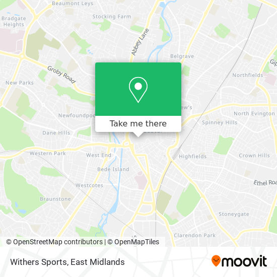 Withers Sports map