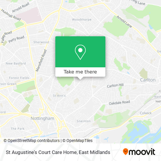 St Augustine's Court Care Home map