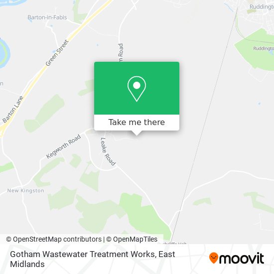 Gotham Wastewater Treatment Works map