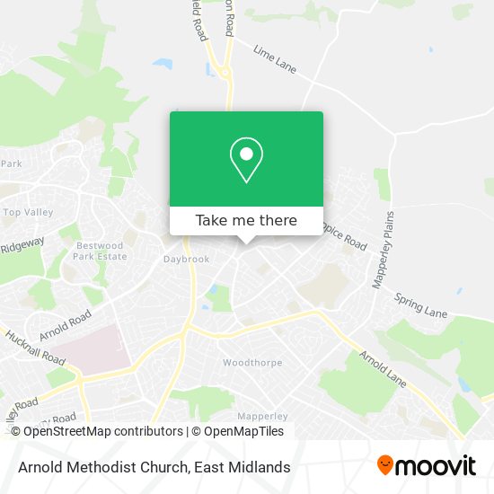 Arnold Methodist Church map