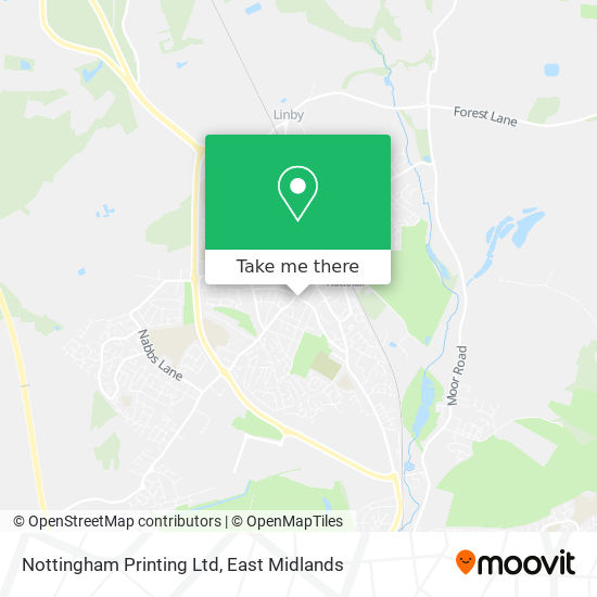 Nottingham Printing Ltd map