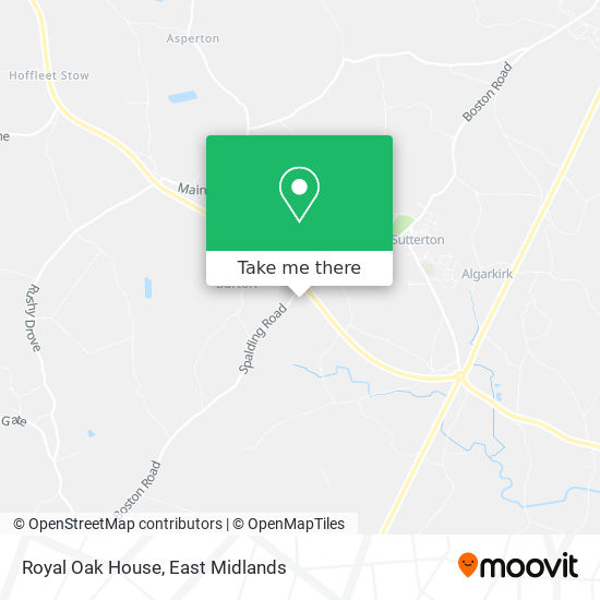 Royal Oak House map
