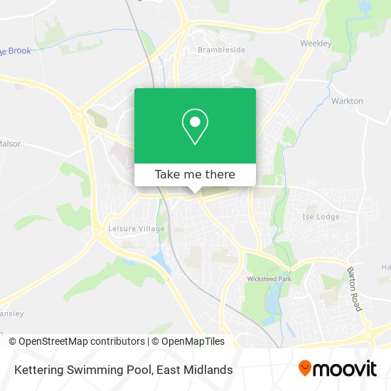 Kettering Swimming Pool map