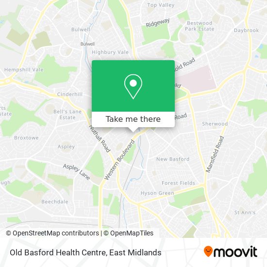Old Basford Health Centre map