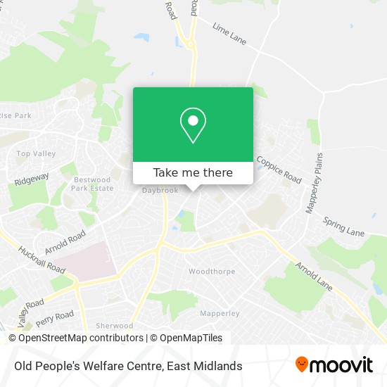 Old People's Welfare Centre map