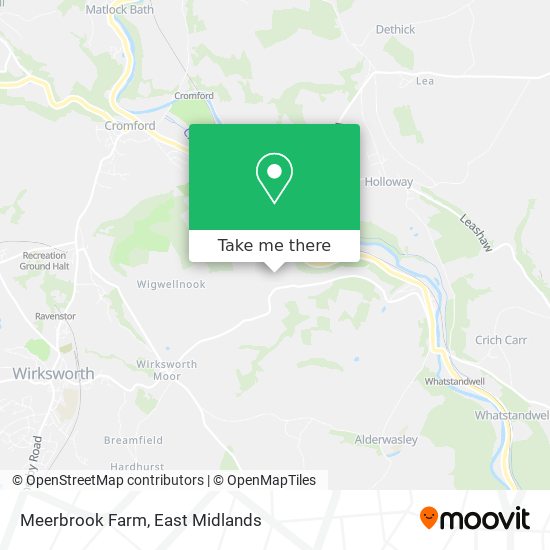 Meerbrook Farm map