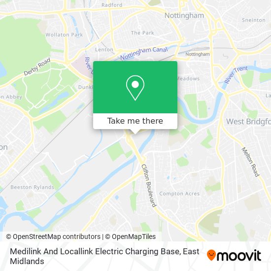 Medilink And Locallink Electric Charging Base map