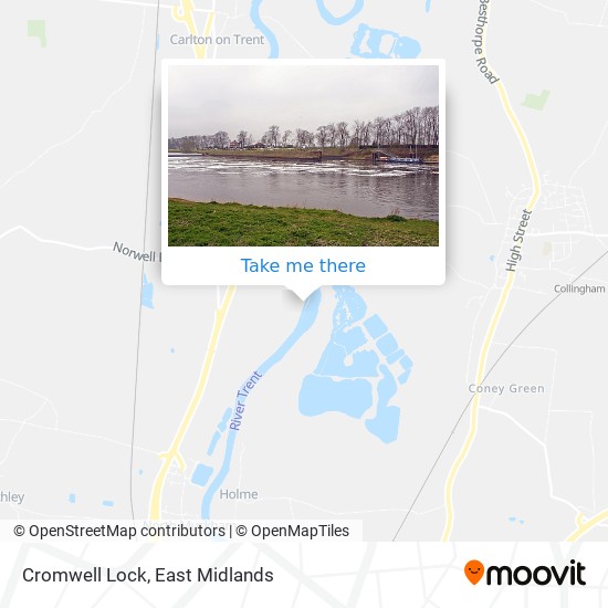 Cromwell Lock map