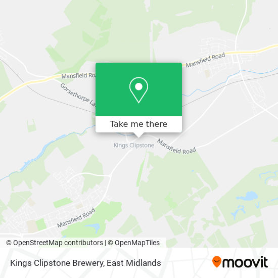 Kings Clipstone Brewery map