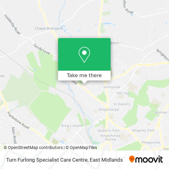 Turn Furlong Specialist Care Centre map
